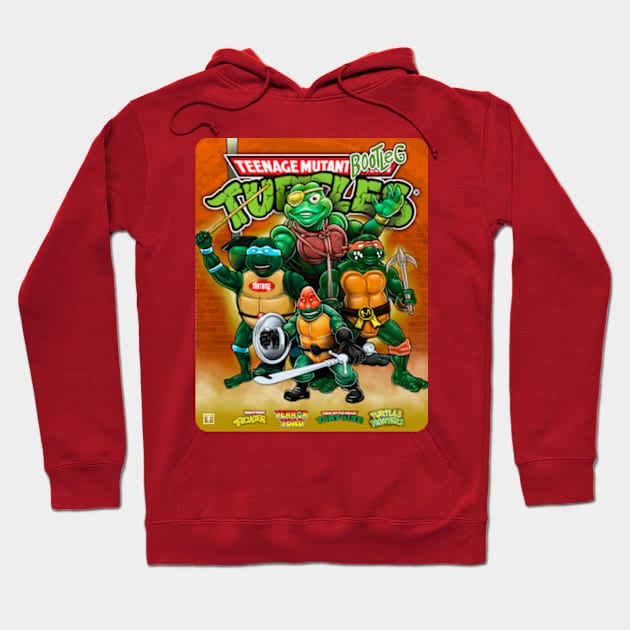 Teenage Mutant Ninja Bootlegs Hoodie by FrancoFez